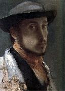 Edgar Degas Self-Portrait oil painting